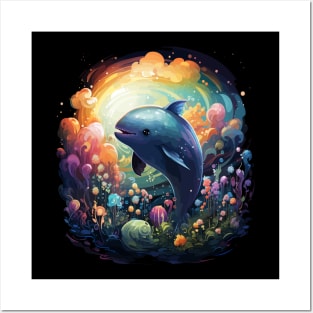 Narwhal Rainbow Posters and Art